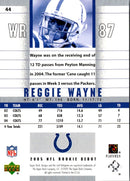 2005 Upper Deck Rookie Debut Reggie Wayne
