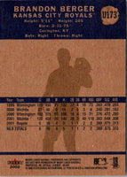 2002 Fleer Tradition Update Brandon Berger #U173