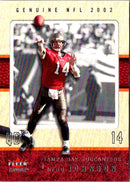 2002 Fleer Genuine Brad Johnson