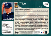 2001 Topps Jeff Tam #297 Rookie