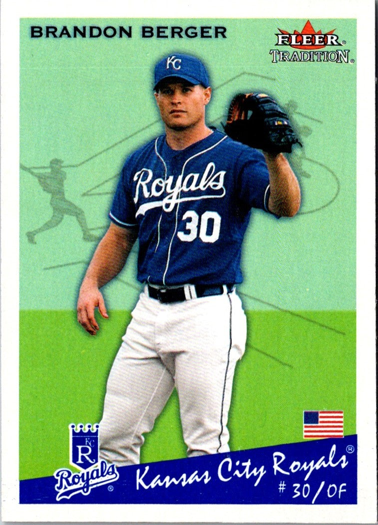 2002 Fleer Tradition Update Brandon Berger