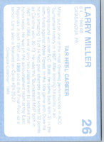 1989 Collegiate Collection North Carolina's Finest Larry Miller #26