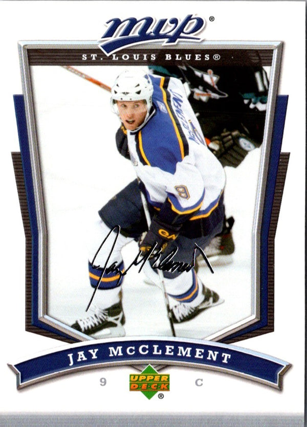 2007 Upper Deck MVP Jay McClement #33