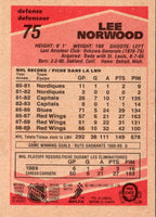 1989 O-Pee-Chee Lee Norwood #75