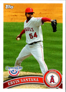 2011 Topps Opening Day Ervin Santana