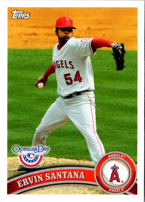 2011 Topps Opening Day Ervin Santana #114