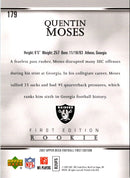 2007 Upper Deck First Edition Quentin Moses