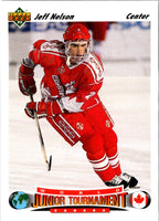 1991 Upper Deck Jeff Nelson #689 Rookie