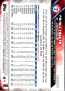 2016 Topps Holiday Baseball Prince Fielder