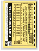 1990 Topps Tiffany Kurt Stillwell