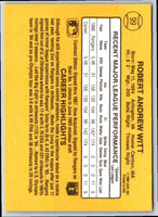 1987 Donruss Bobby Witt #112 Rookie