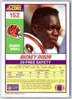 1990 Score Rickey Dixon #152 Rookie