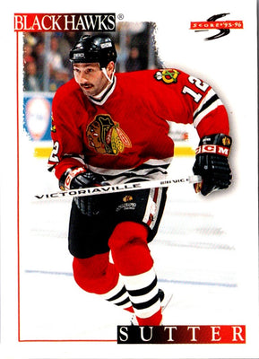 1995 Score Black Ice Brent Sutter #272