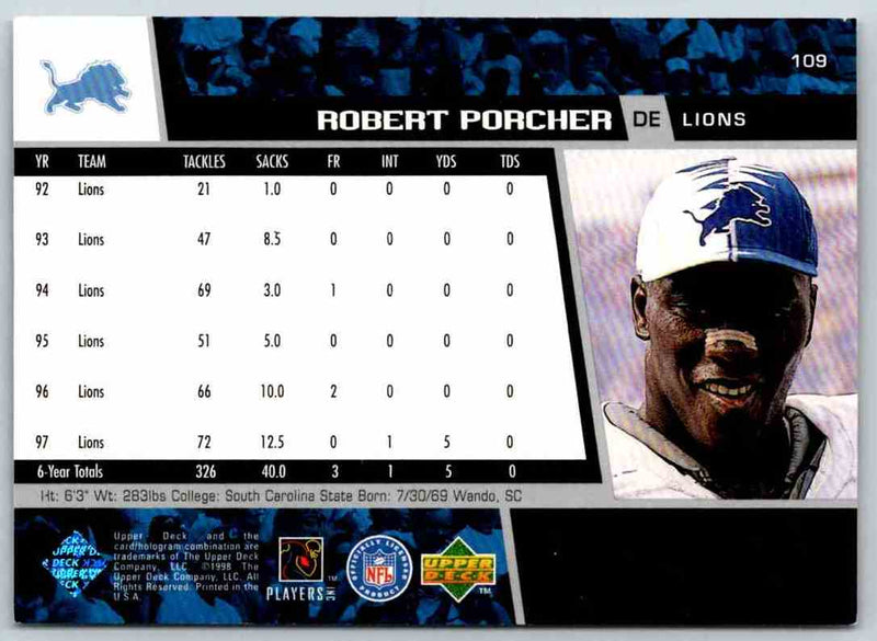 1998 Upper Deck Robert Porcher