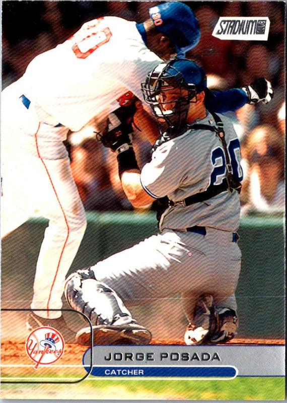2002 Stadium Club Jorge Posada #36