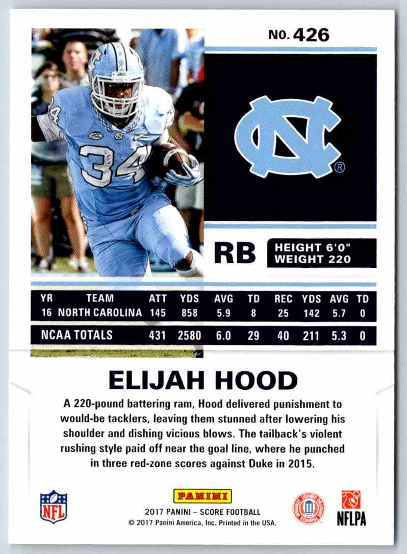 2017 Score Elijah Hood