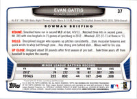 2013 Bowman Draft Picks & Prospects Evan Gattis #37 Rookie