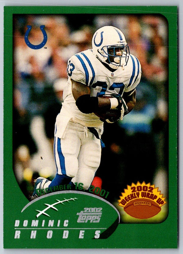 2002 Topps Dominic Rhodes #304