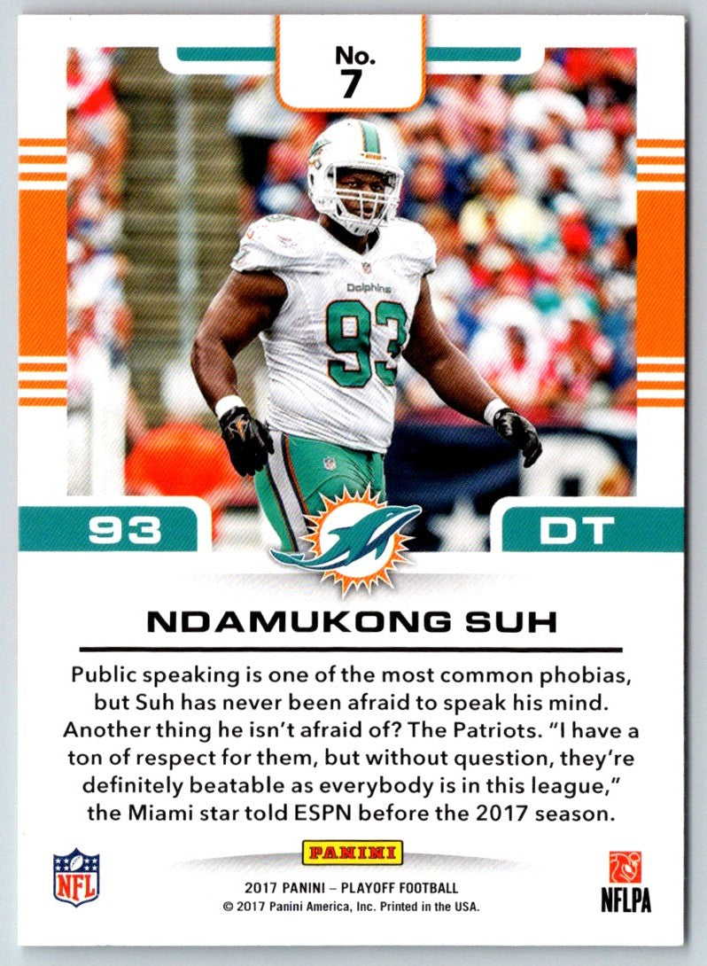 2017 Panini Playoff Gridiron Force Ndamukong Suh