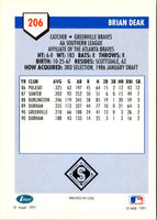 1991 Line Drive AA Brian Deak #206