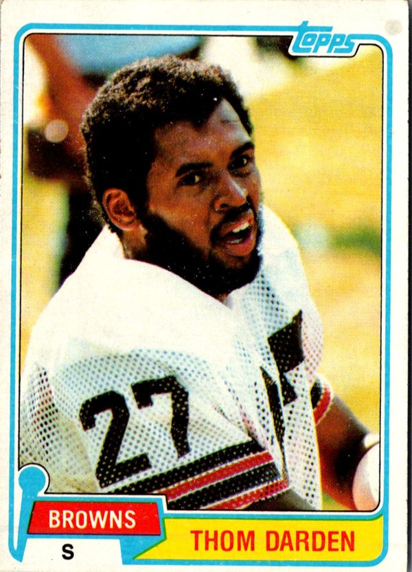 1981 Topps Thom Darden #241