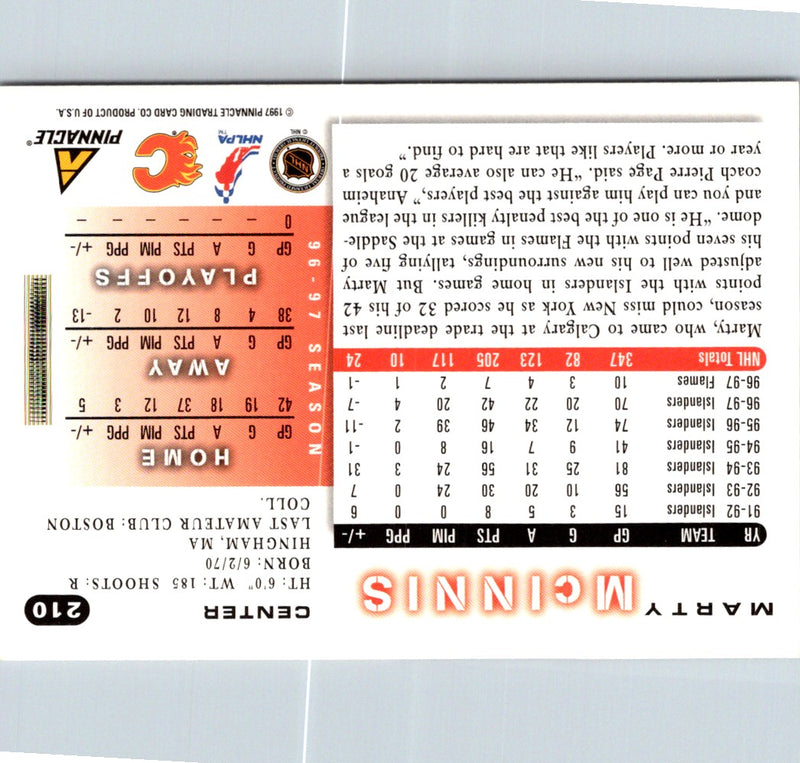 1997 Score Marty McInnis