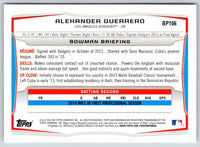 2014 Bowman Alexander Guerrero #BP106