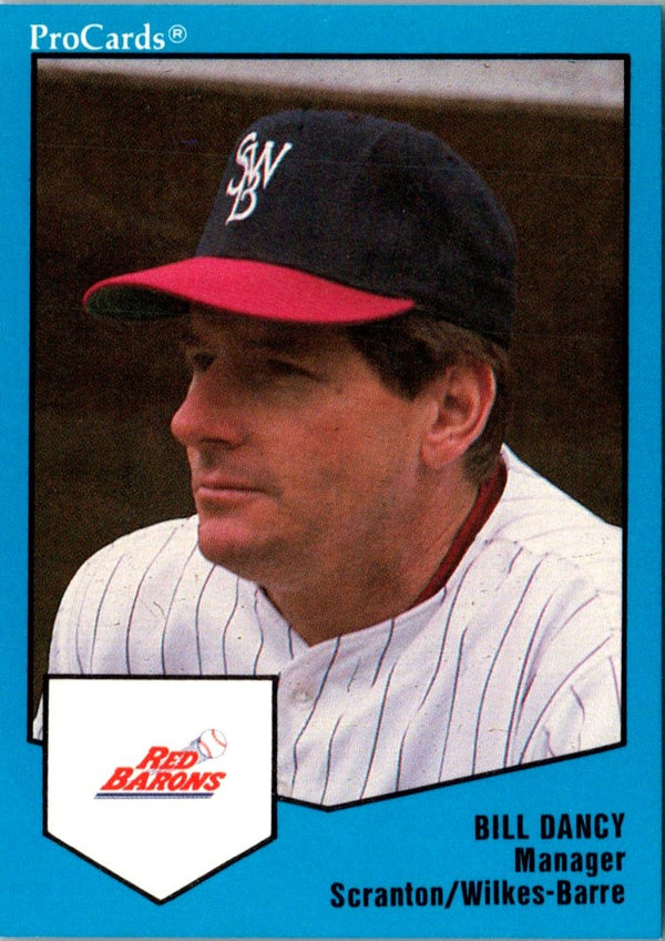 1989 ProCards Bill Dancy #1208