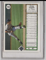 1989 Upper Deck Greg Gagne #166 Autograph