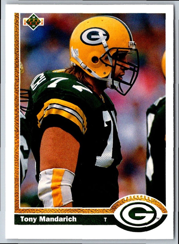 1991 Pro Set Tony Mandarich #77