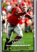2007 Upper Deck First Edition Quentin Moses