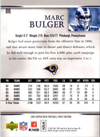 2007 Upper Deck First Edition Marc Bulger #86