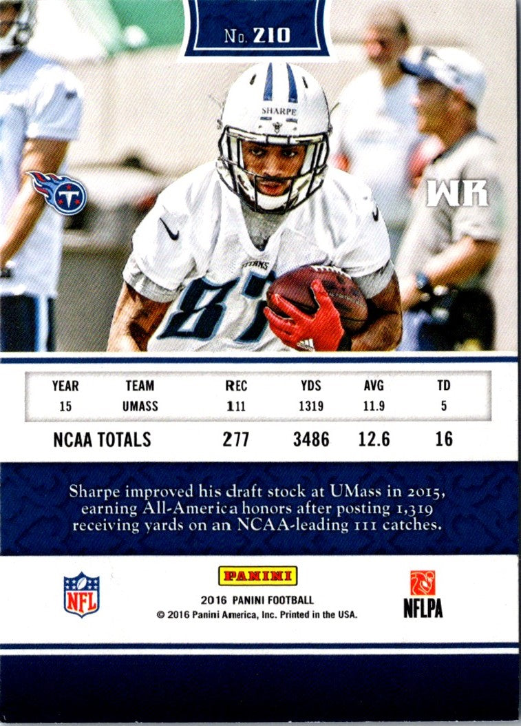 2016 Panini Tajae Sharpe