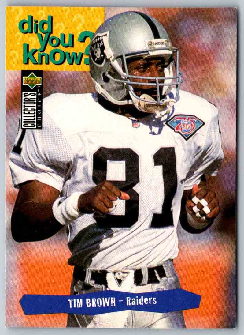 1995 Upper Deck Tim Brown