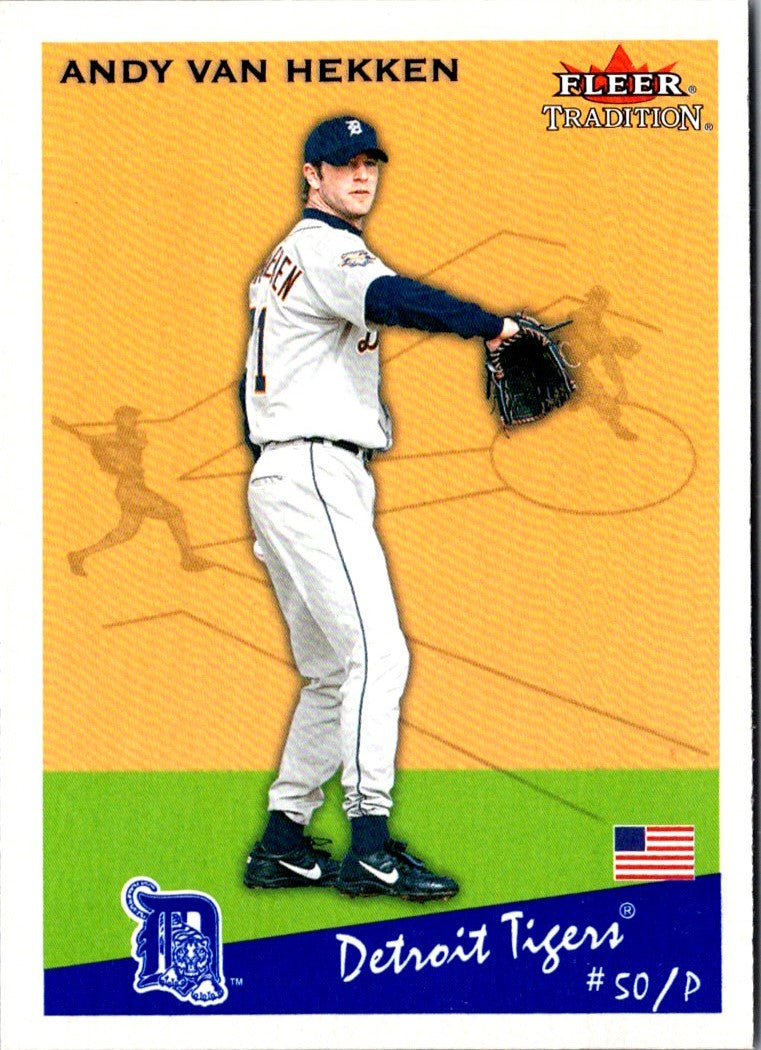 2002 Fleer Tradition Update Andy Van Hekken