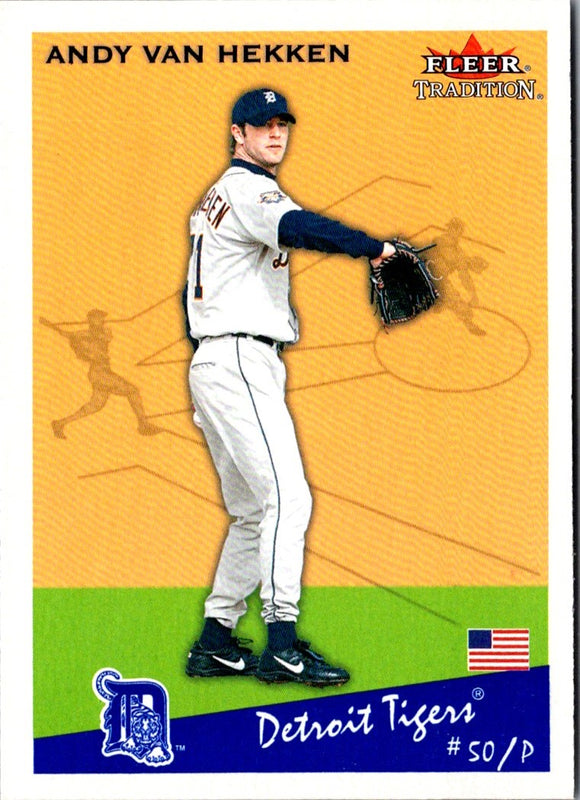 2002 Fleer Tradition Update Andy Van Hekken #U171