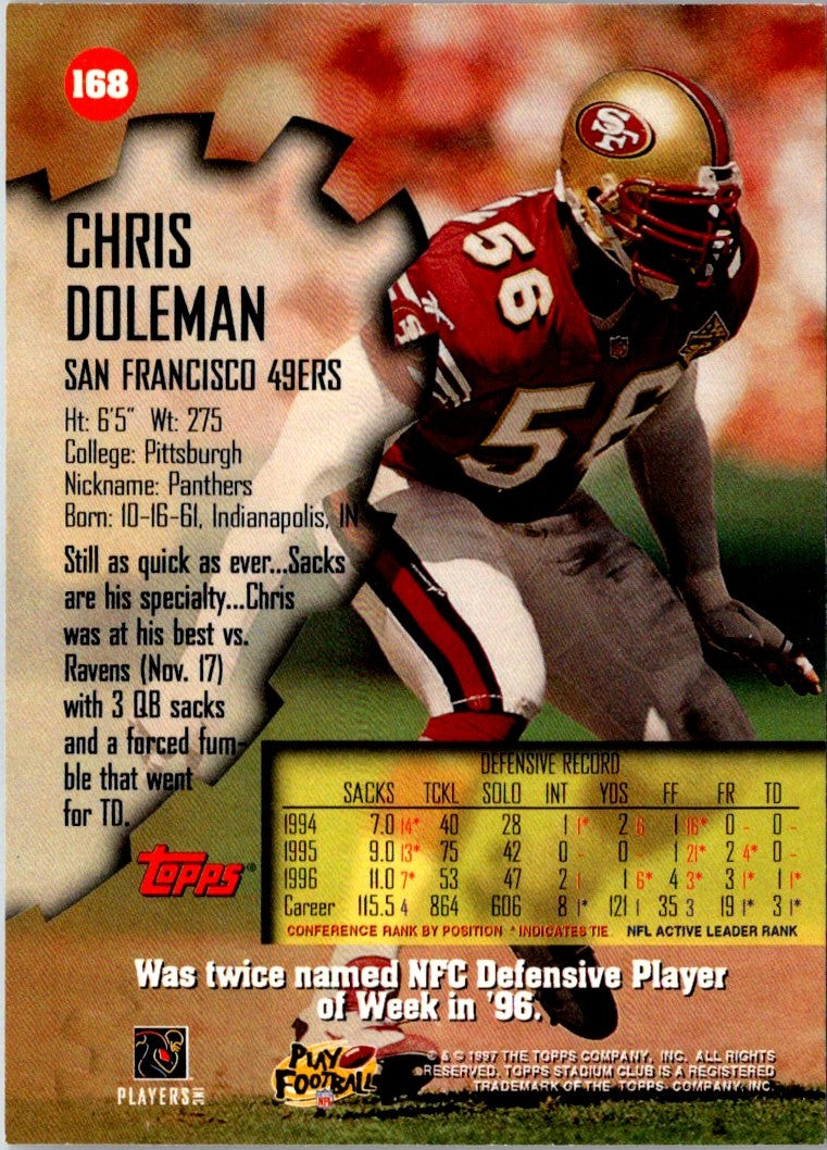 1997 Stadium Club Chris Doleman