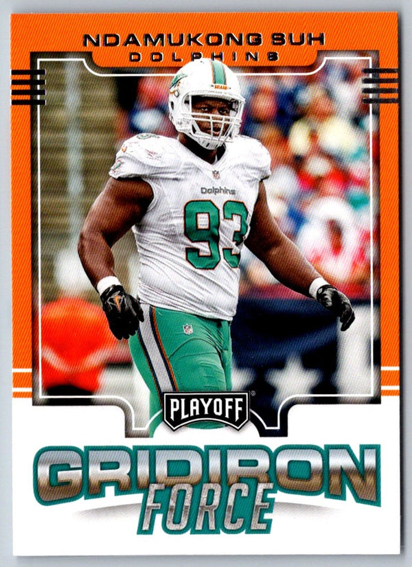 2017 Panini Playoff Gridiron Force Ndamukong Suh #7