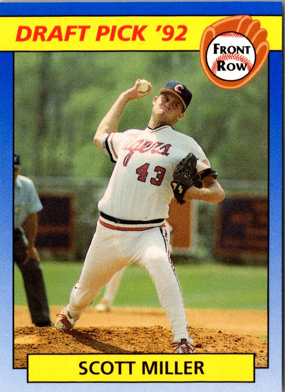 1992 Front Row Draft Picks Scott Miller #47