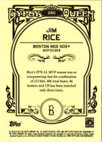 2013 Topps Gypsy Queen Jim Rice #280