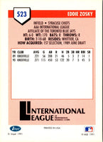 1991 Line Drive AAA Eddie Zosky #523