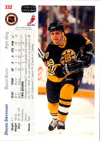 1991 Upper Deck Shayne Stevenson #332