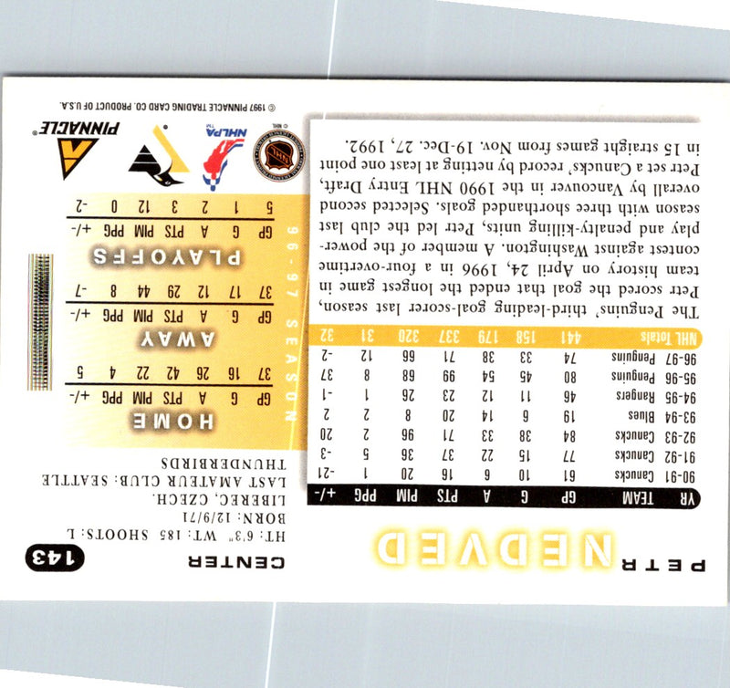 1997 Score Petr Nedved