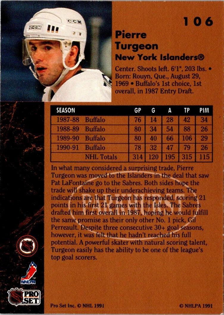 1991 Parkhurst Pierre Turgeon