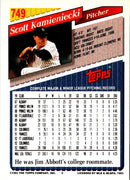1993 Topps Inaugural Marlins Scott Kamieniecki