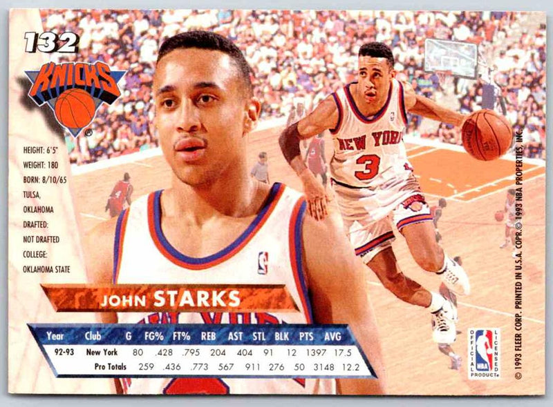 1992 Fleer Ultra John Starks