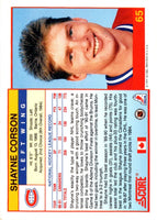 1991 Score Shayne Corson #65
