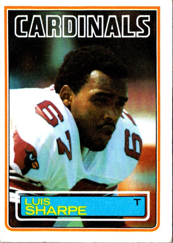 1983 Topps Luis Sharpe #161 Rookie EX