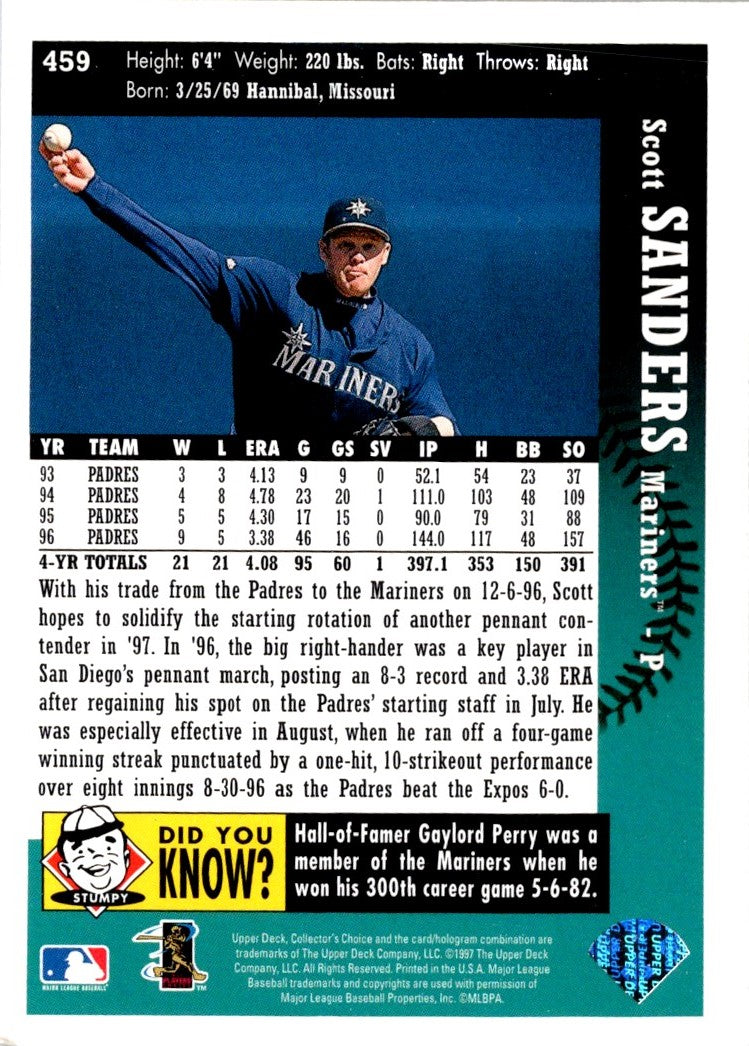 1997 Collector's Choice Scott Sanders