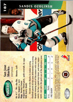 1993 Parkhurst Sandis Ozolinsh #187